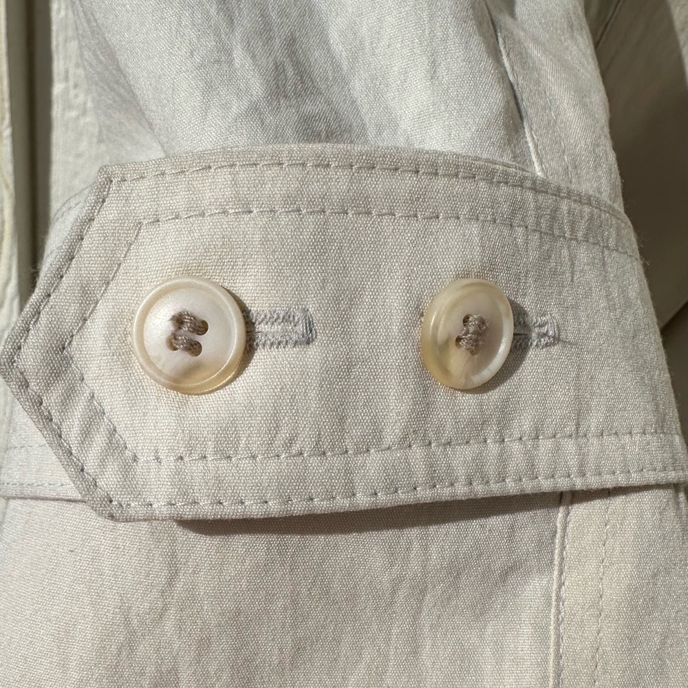 Vintage 70's-80's London Fog Trench Coat Beige Women’s 8 Reg Union Made - Picture 5 of 5